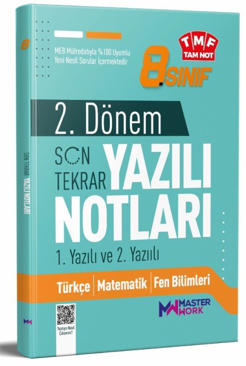 8. Sınıf 2. Dönem 1. ve 2. Yazılı Notları Son Tekrar